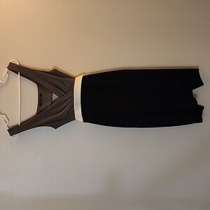 Black Halo Ooen Back Dress Sz M